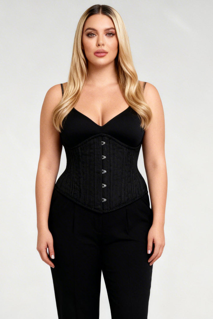 Midnight Black Brianna Waist Training Corset