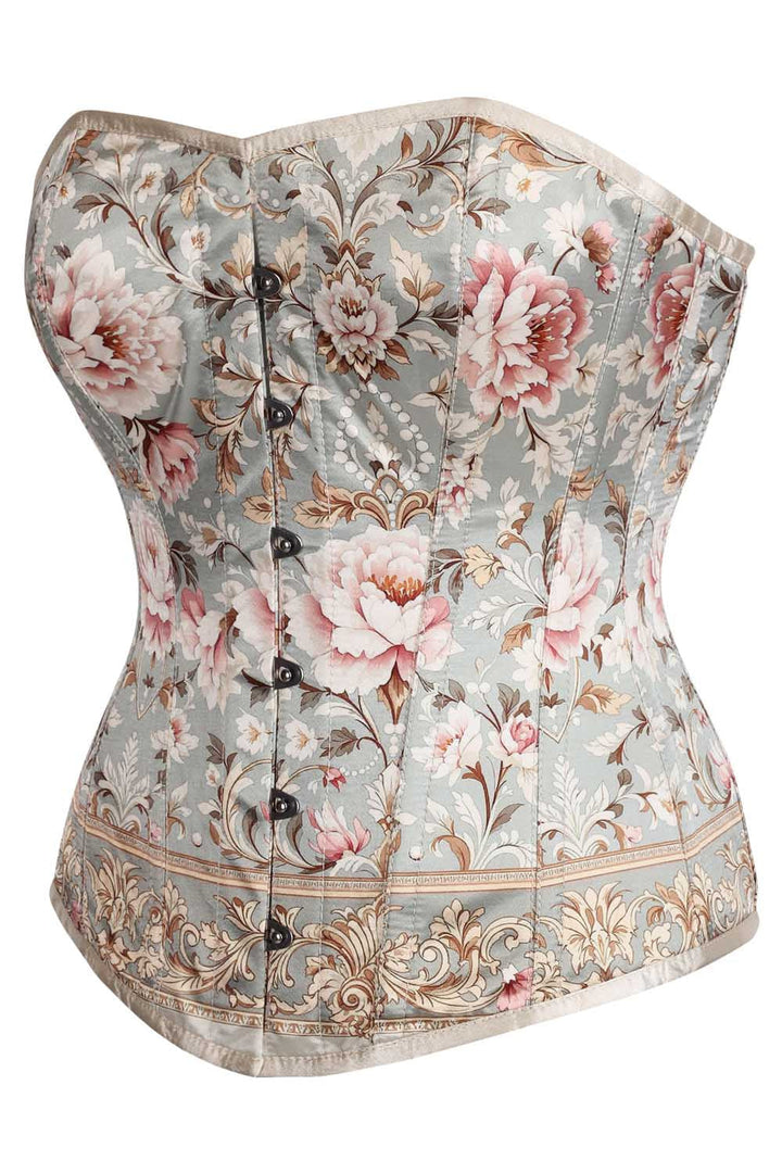 Evelynne Sage Floral Overbust Corset