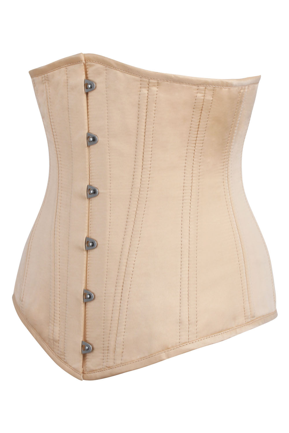 Nude Satin Brianna Waist Training Underbust Corset