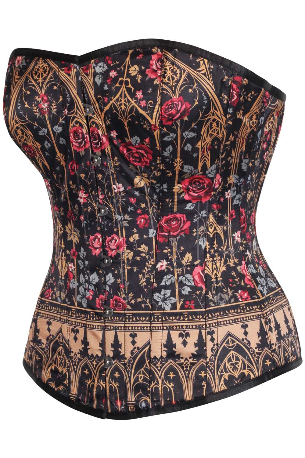 Novi Gothic Rose Cathedral Overbust Corset