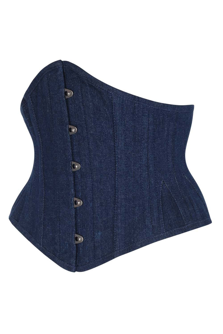 Midnight Blue Brianna Waist Training Denim Corset