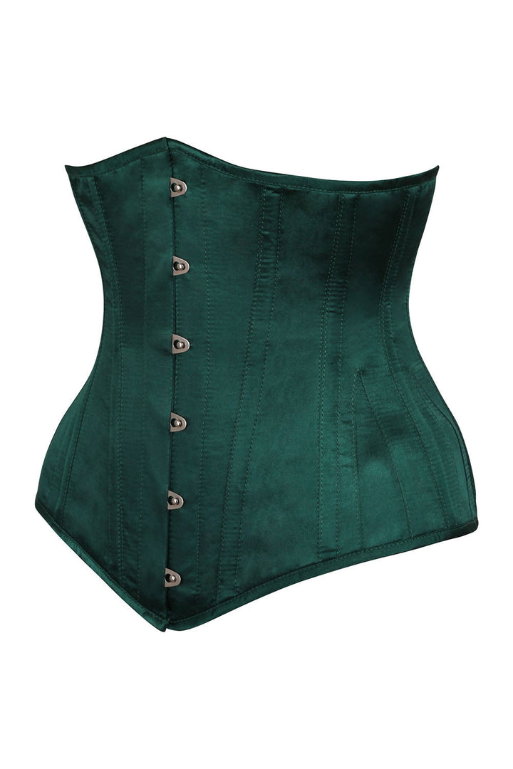 Emerald Satin Dannee Underbust Corset