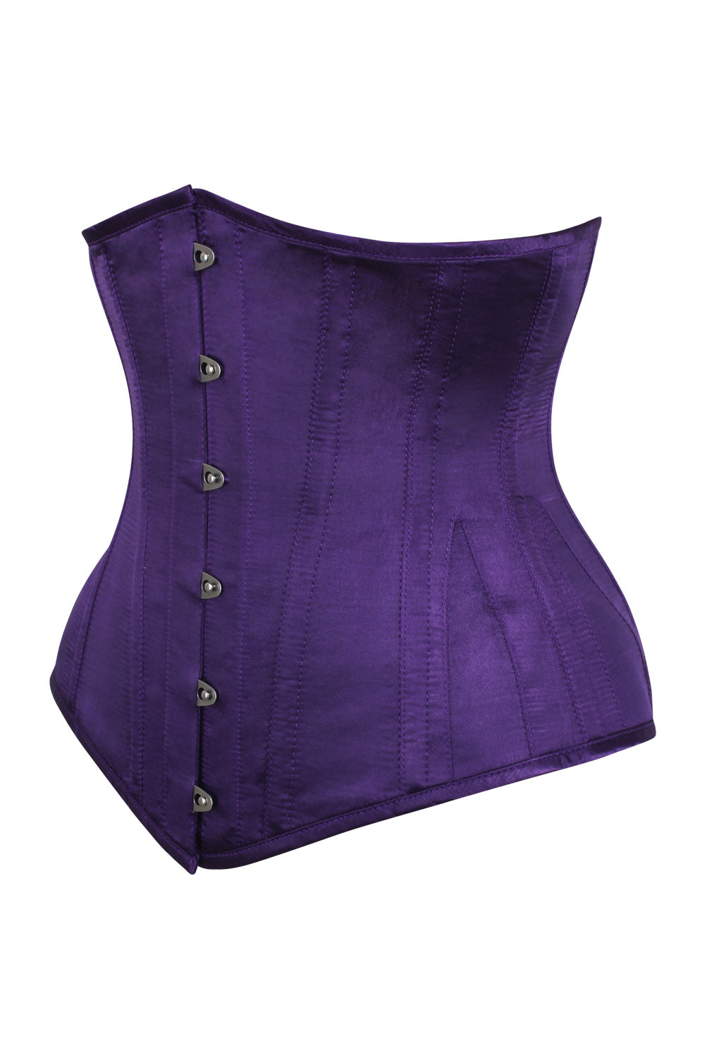 Purple Satin Dannee Underbust Corset