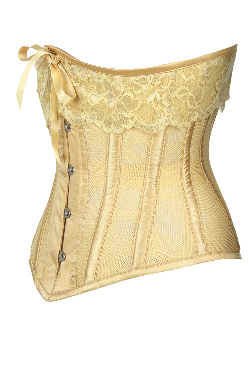 Golden Hetty Honeycomb Mesh Underbust Corset