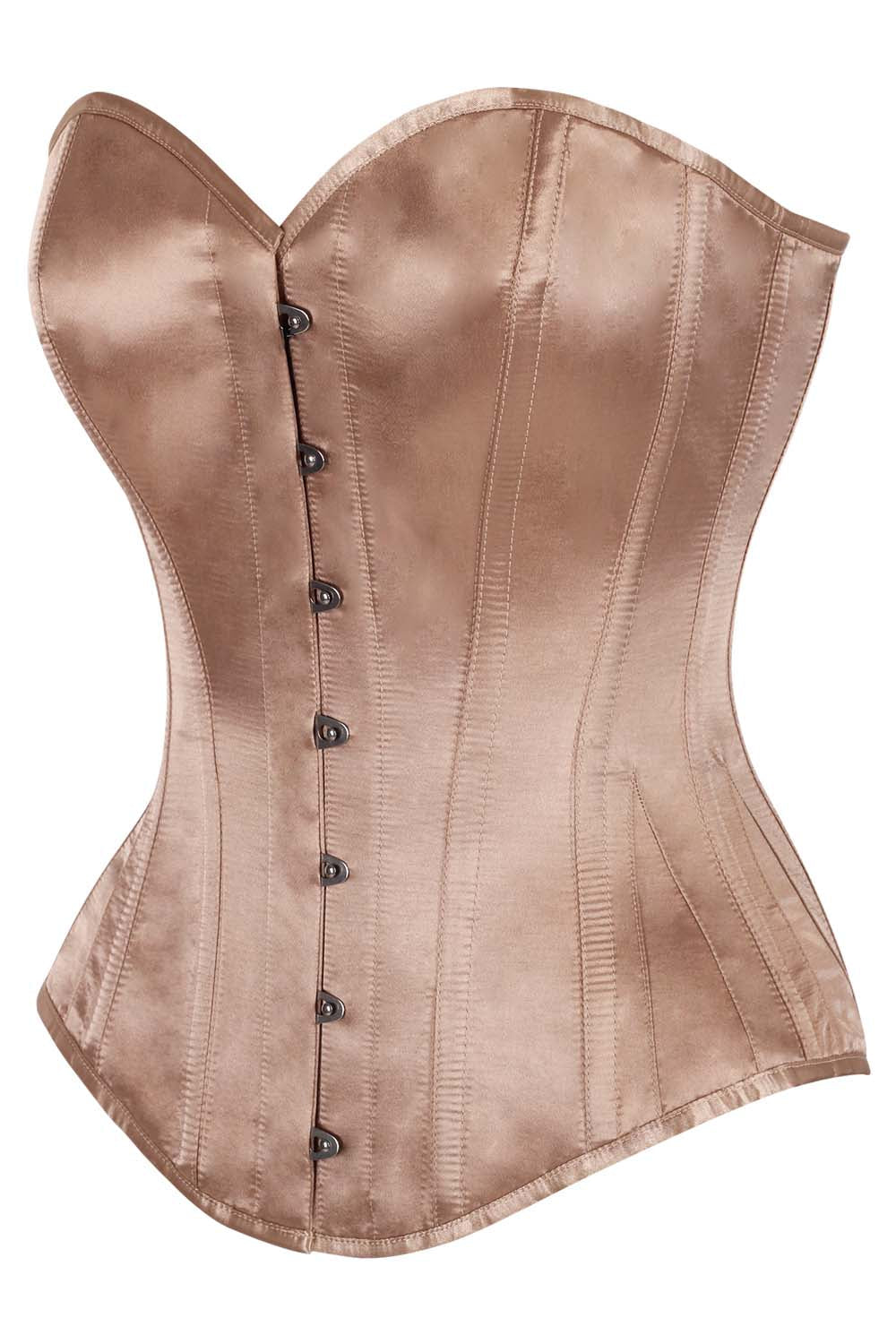 Champagne Cheray Steel Boned Overbust Corset