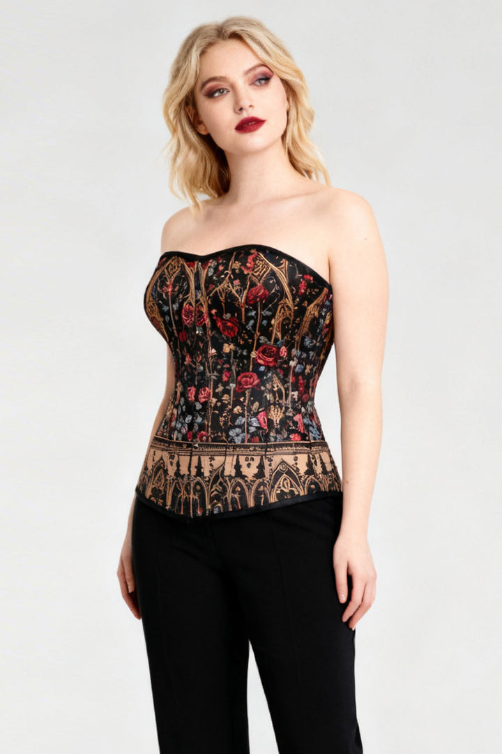 Novi Gothic Rose Cathedral Overbust Corset