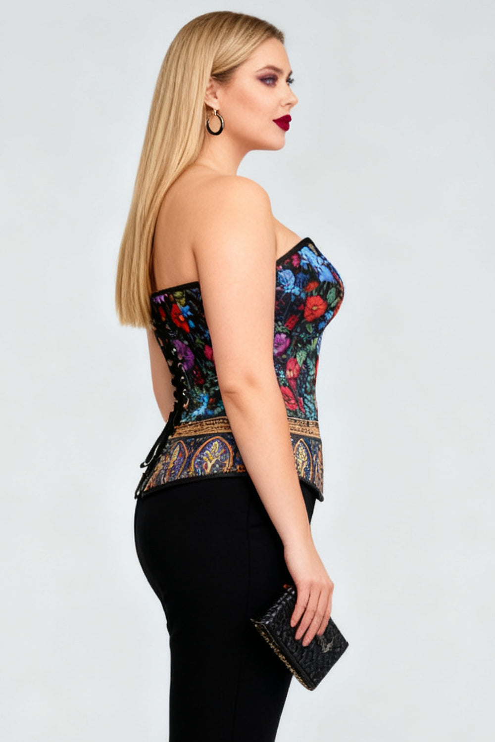 Jalynn Gothic Floral Corset