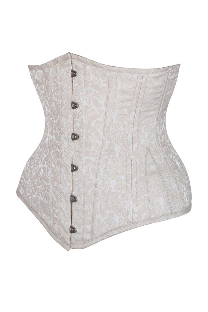 Dannee Ivory Brocade Underbust Waist Training Corset